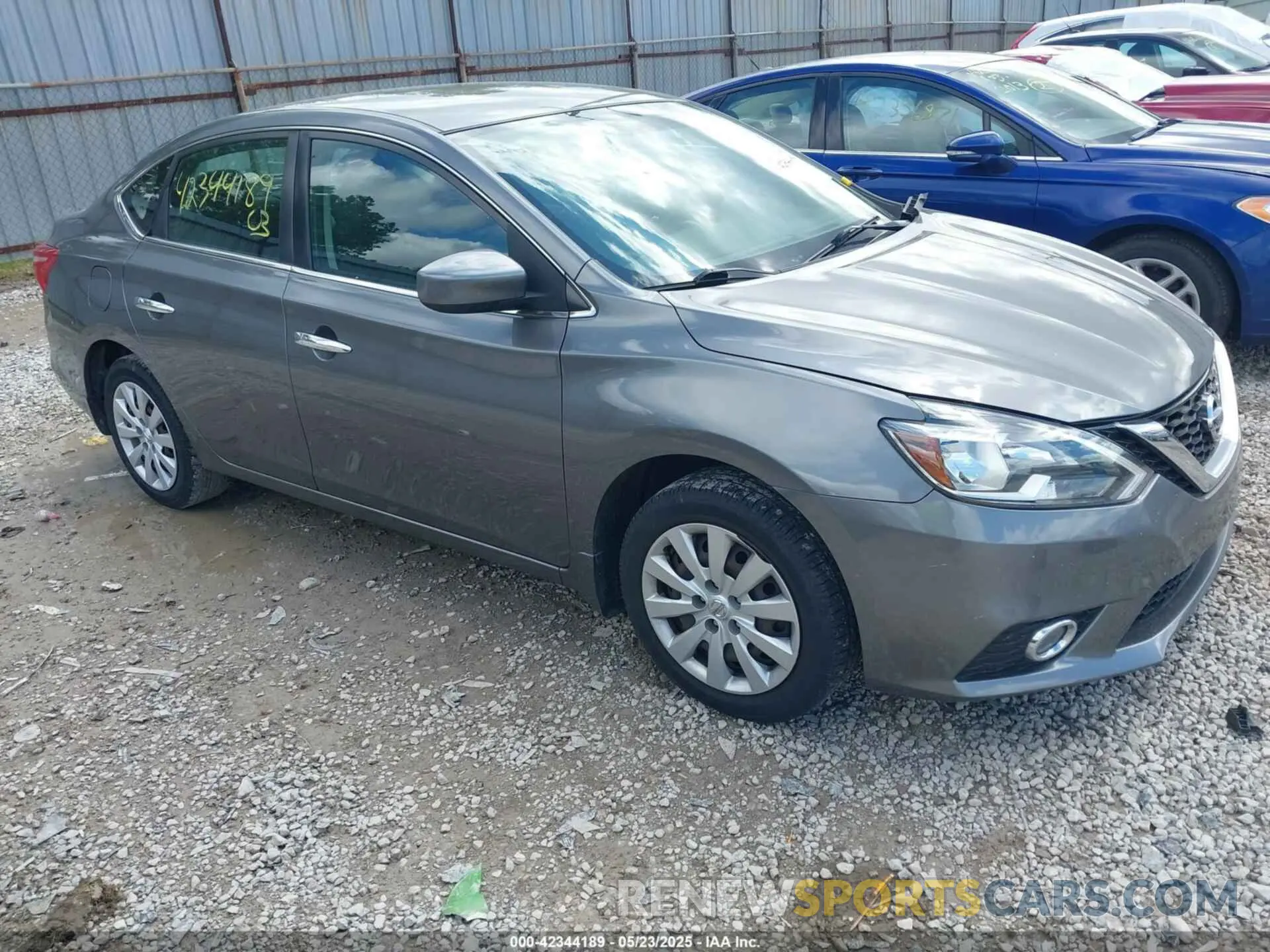 1 Photograph of a damaged car 3N1AB7AP1KY378228 NISSAN SENTRA 2019