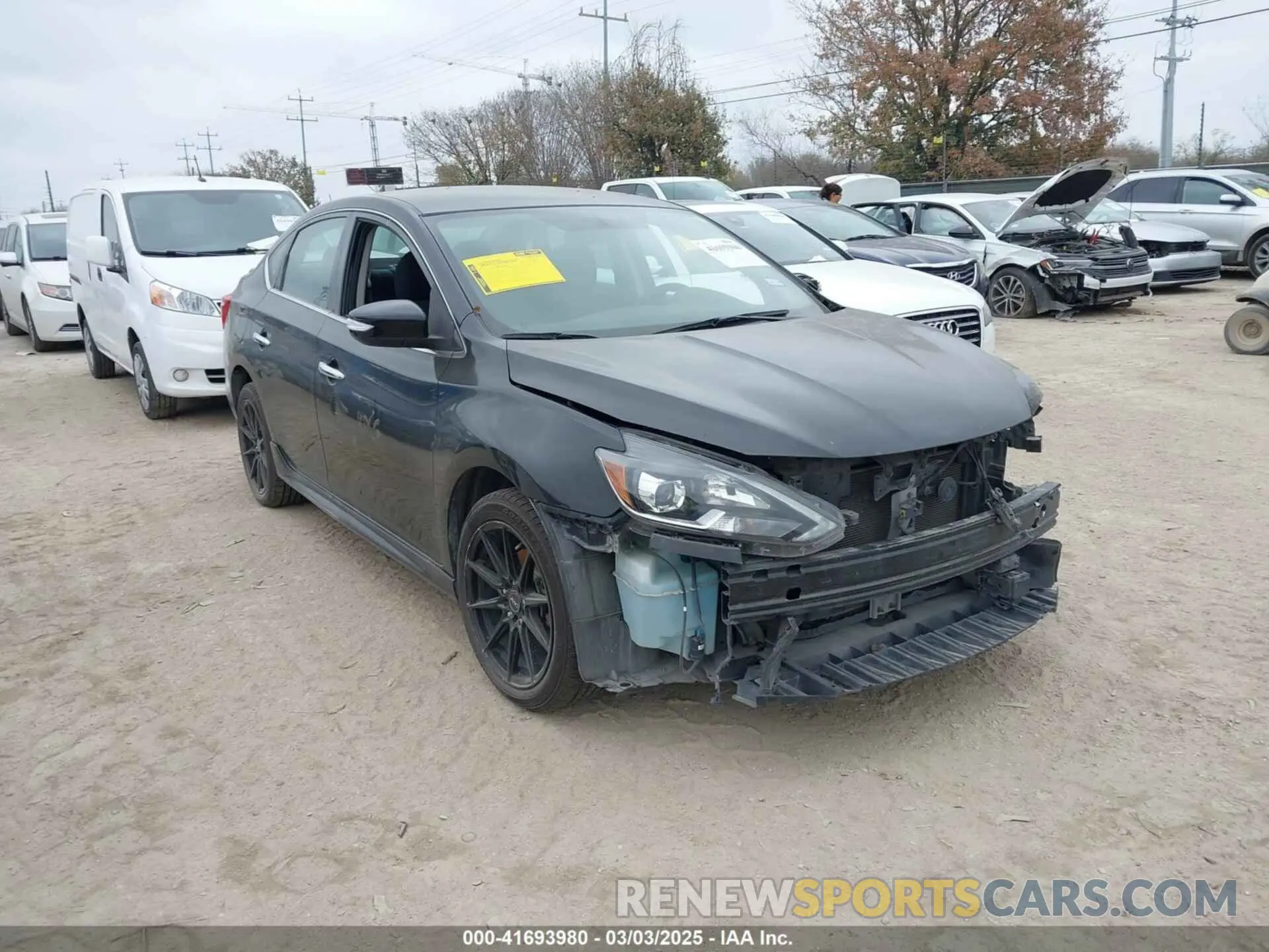1 Photograph of a damaged car 3N1AB7AP1KY380755 NISSAN SENTRA 2019