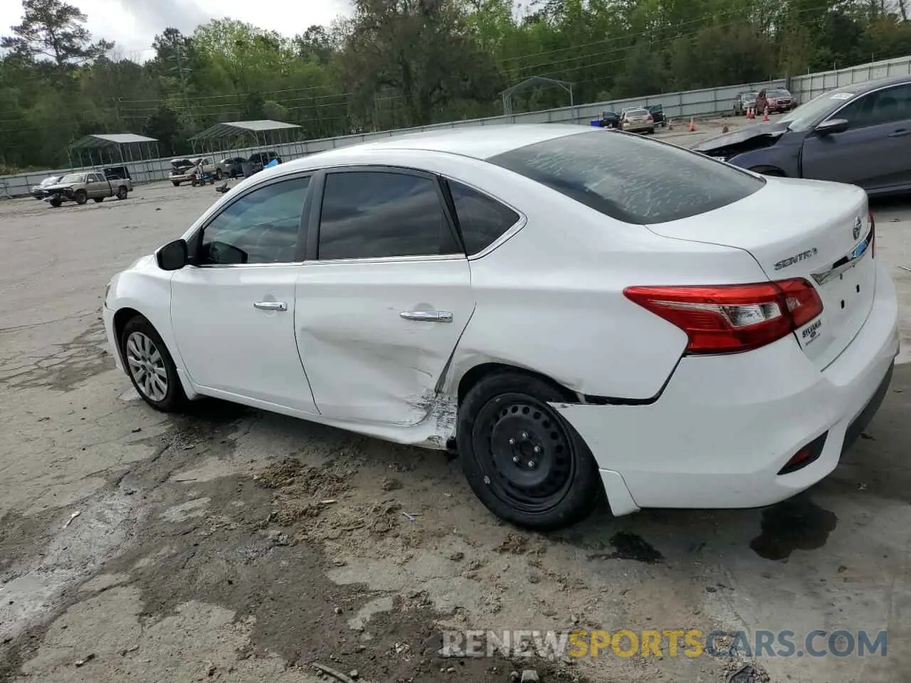 2 Photograph of a damaged car 3N1AB7AP1KY382179 NISSAN SENTRA 2019