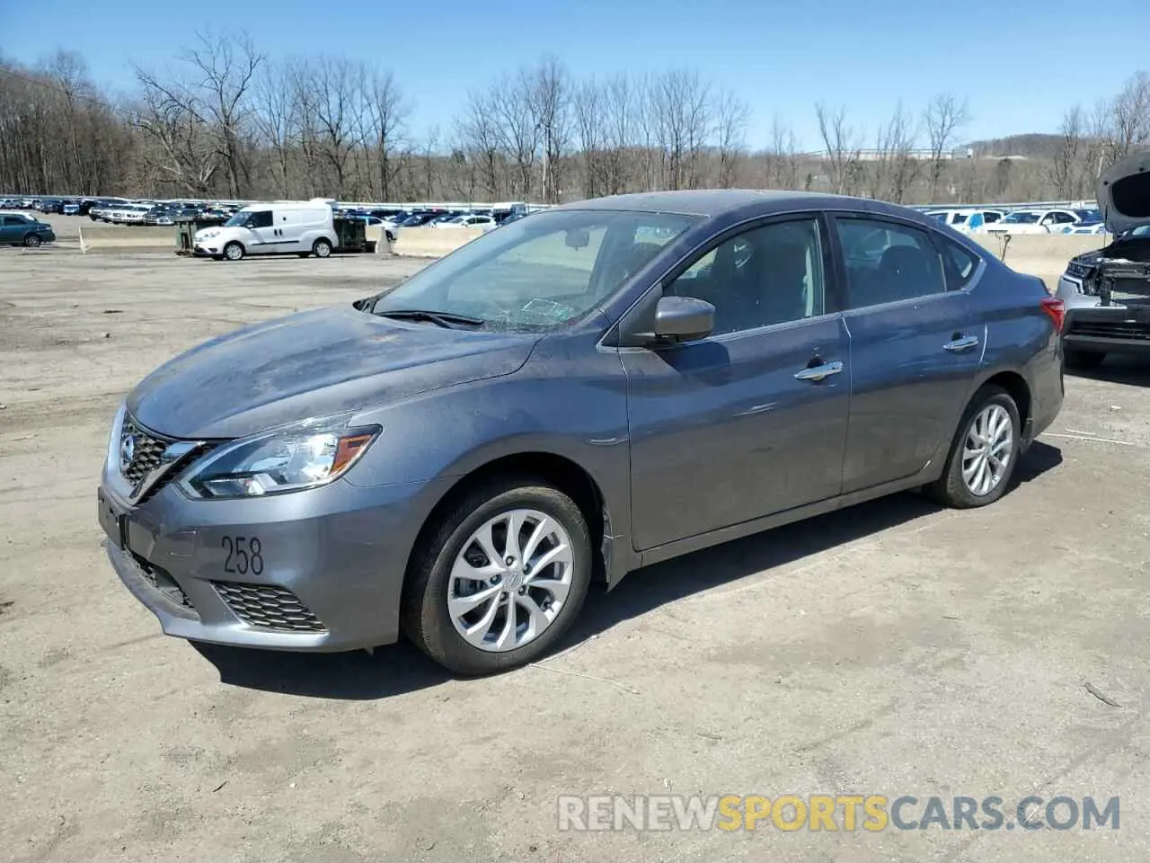 1 Photograph of a damaged car 3N1AB7AP1KY398270 NISSAN SENTRA 2019