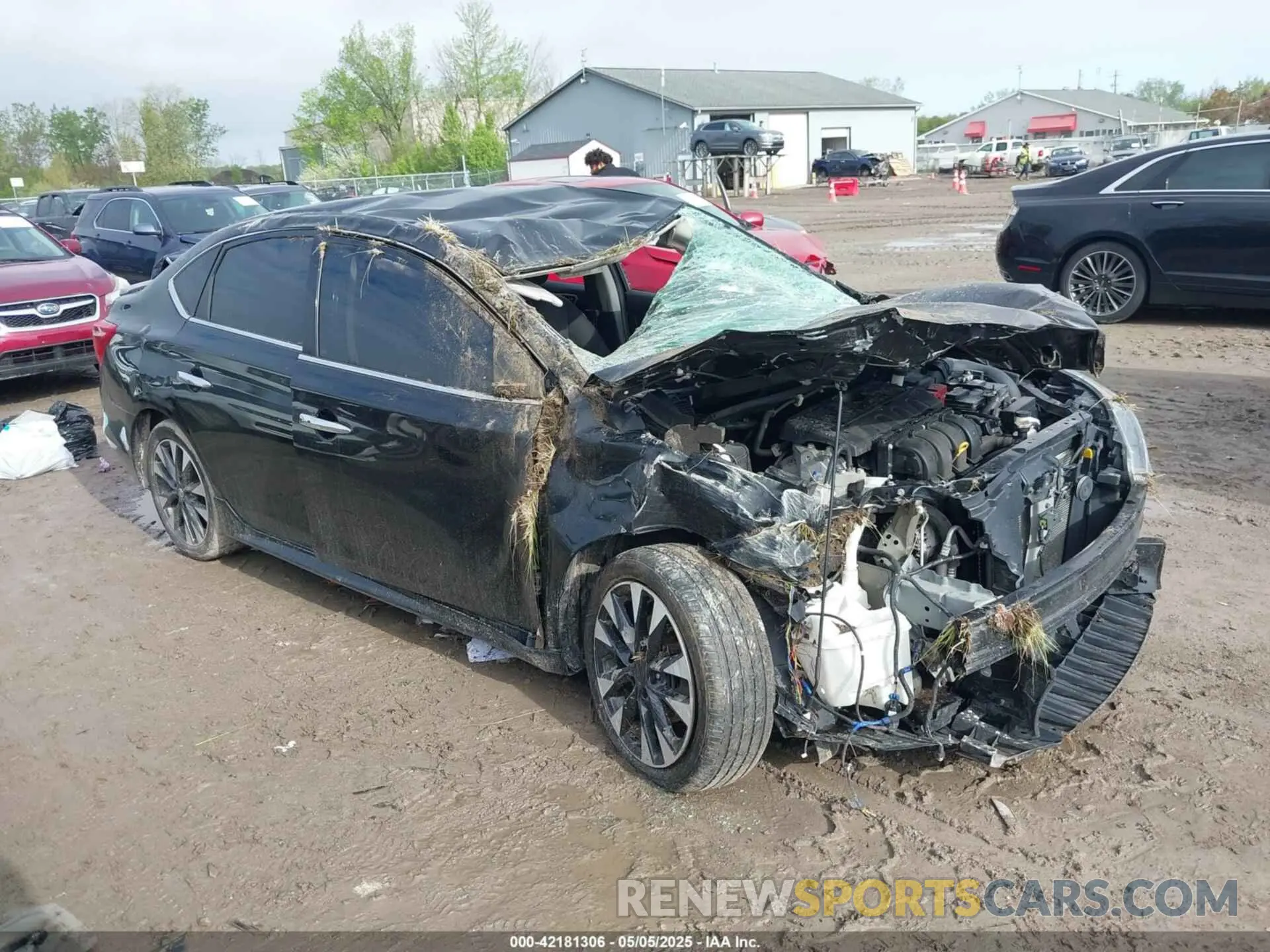 1 Photograph of a damaged car 3N1AB7AP1KY399709 NISSAN SENTRA 2019