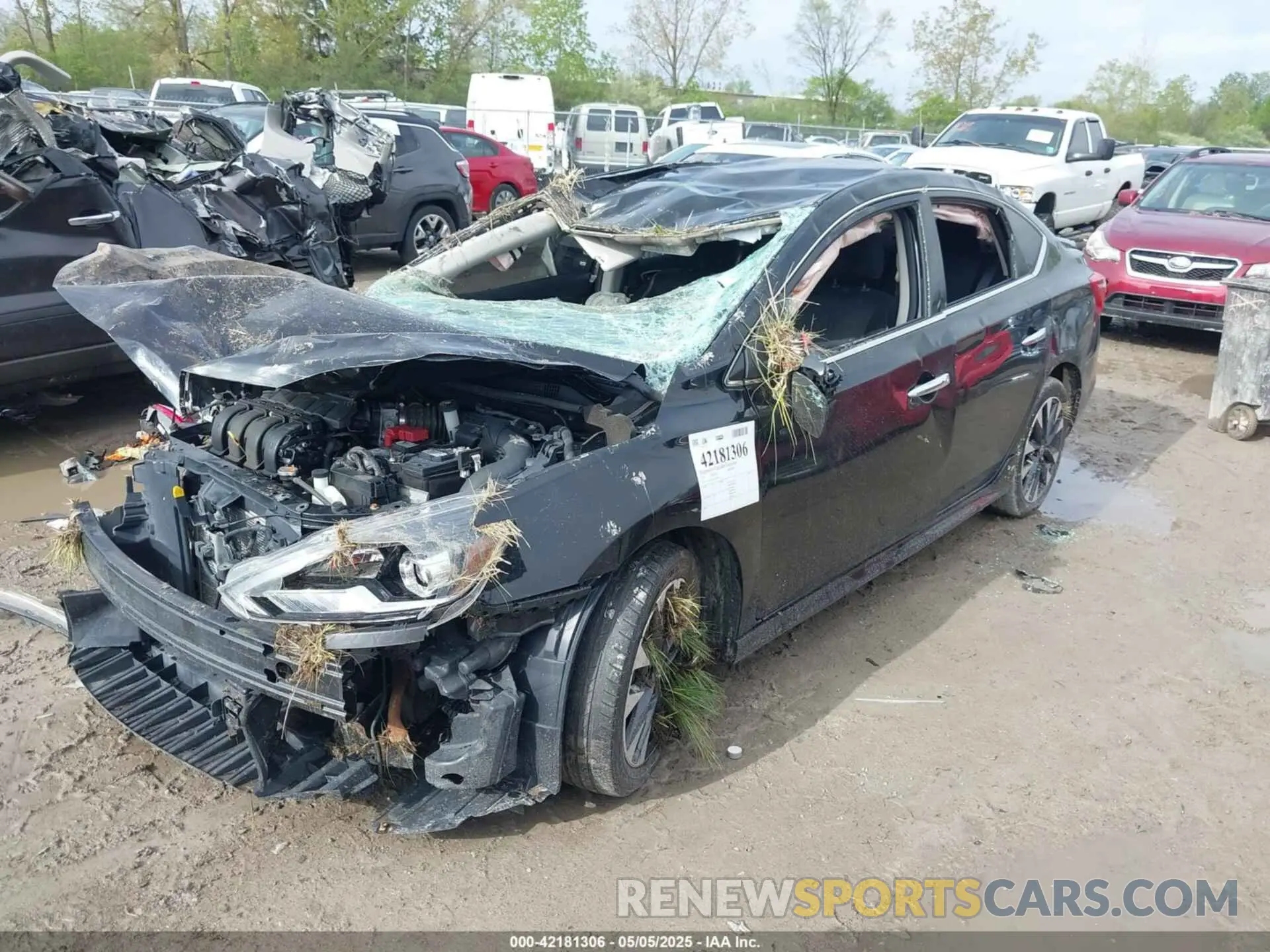2 Photograph of a damaged car 3N1AB7AP1KY399709 NISSAN SENTRA 2019