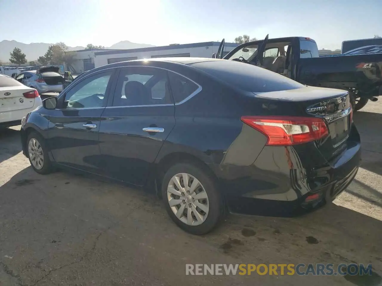 2 Photograph of a damaged car 3N1AB7AP1KY400356 NISSAN SENTRA 2019