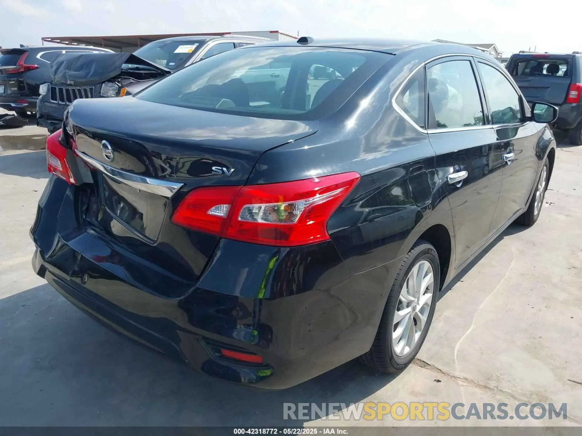 4 Photograph of a damaged car 3N1AB7AP1KY415763 NISSAN SENTRA 2019