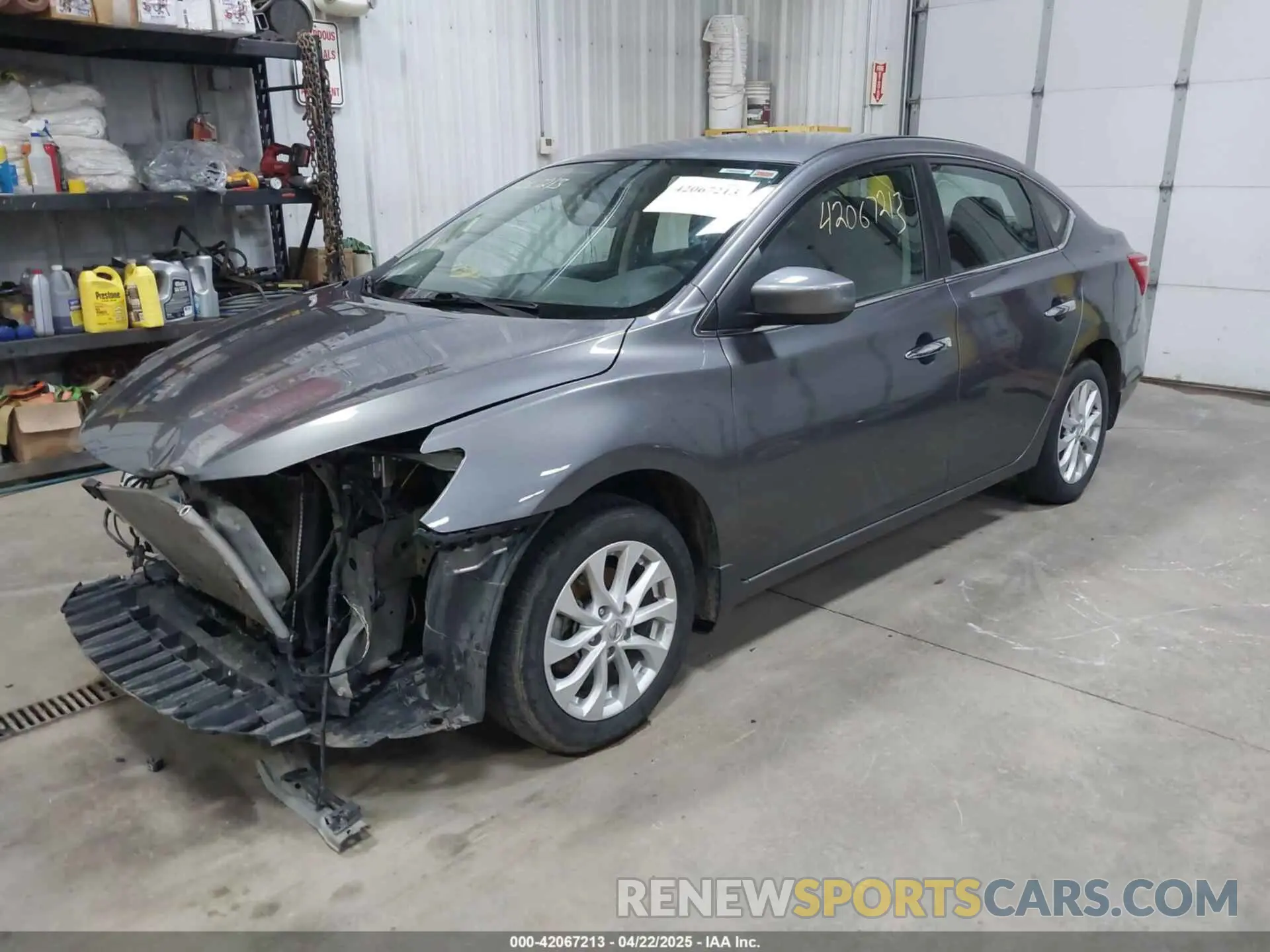 2 Фотография поврежденного автомобиля 3N1AB7AP1KY421711 NISSAN SENTRA 2019