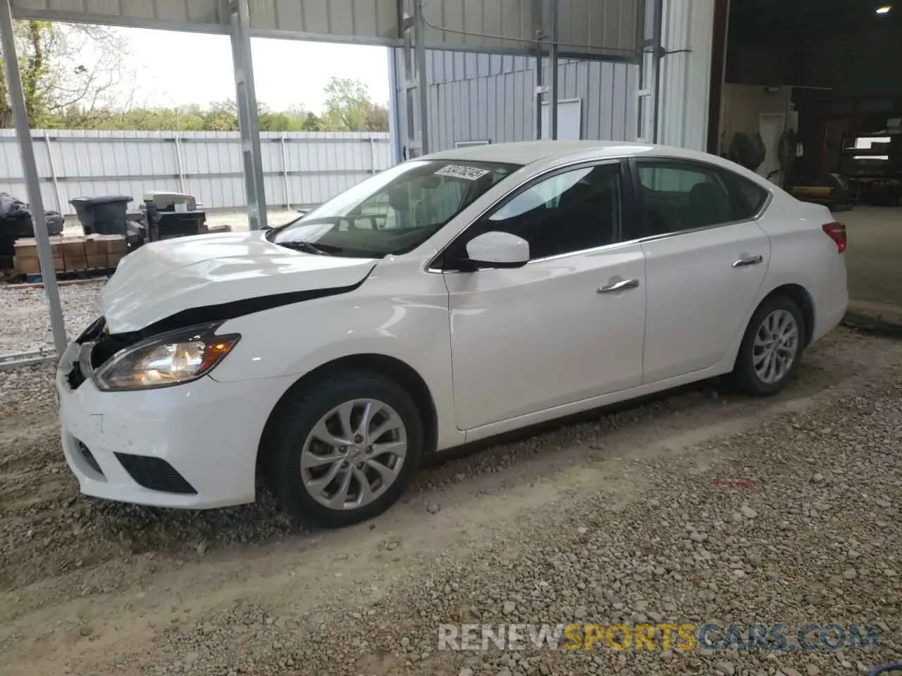 1 Photograph of a damaged car 3N1AB7AP1KY429064 NISSAN SENTRA 2019