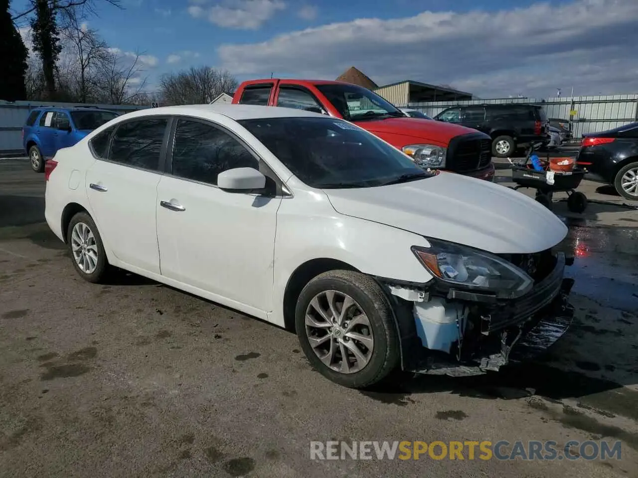4 Photograph of a damaged car 3N1AB7AP1KY433390 NISSAN SENTRA 2019