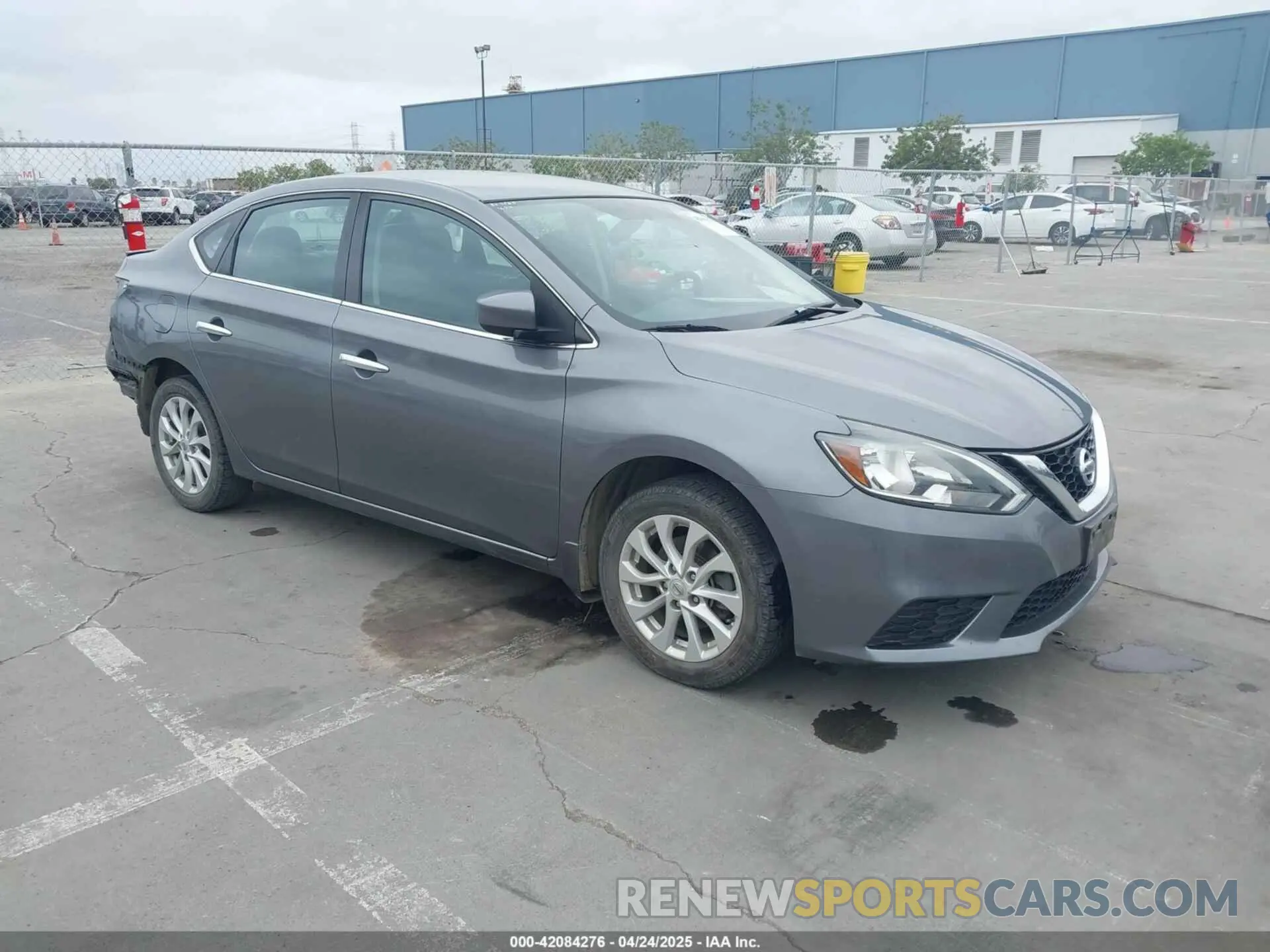 1 Photograph of a damaged car 3N1AB7AP2KY204247 NISSAN SENTRA 2019
