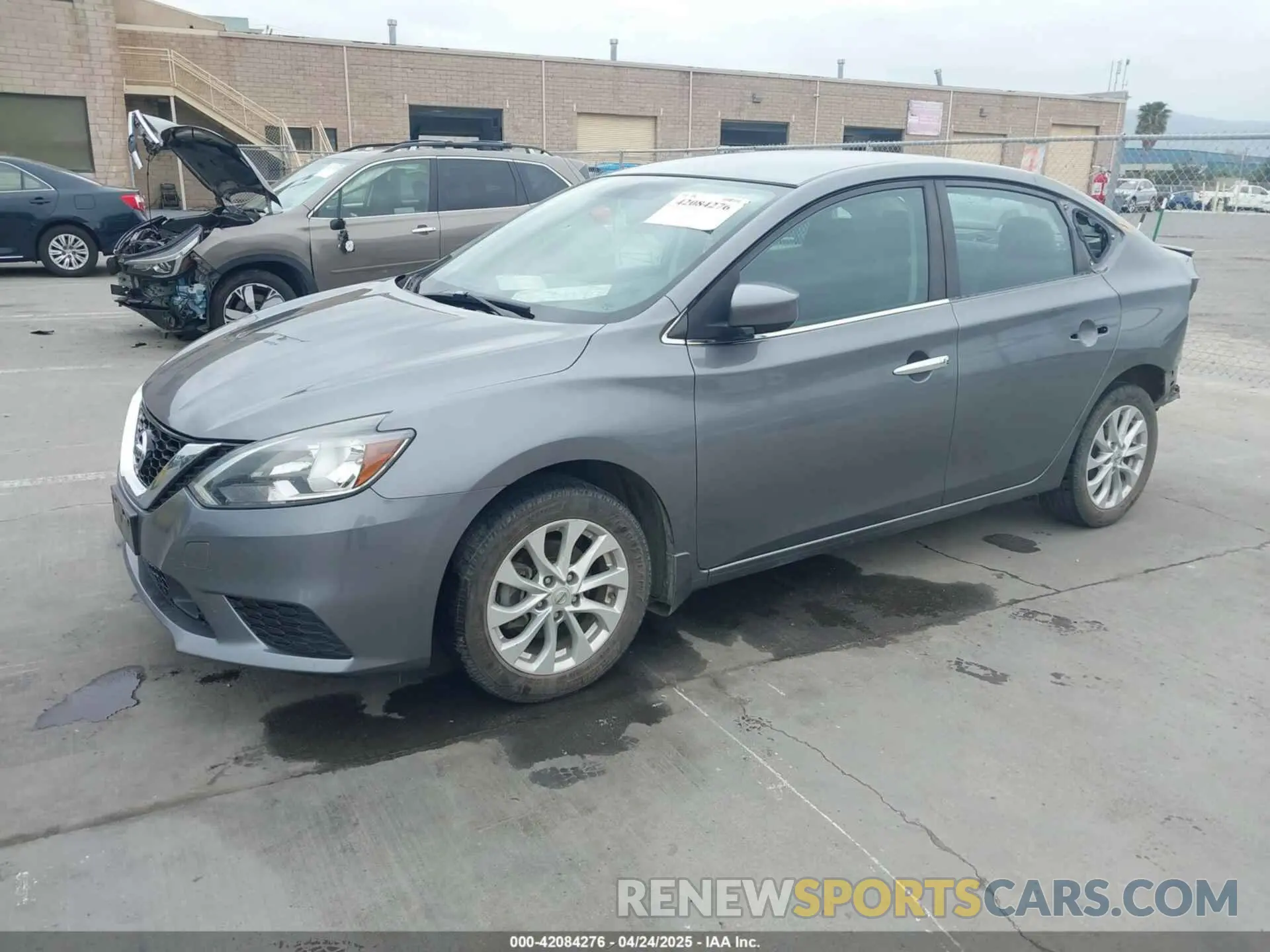2 Photograph of a damaged car 3N1AB7AP2KY204247 NISSAN SENTRA 2019