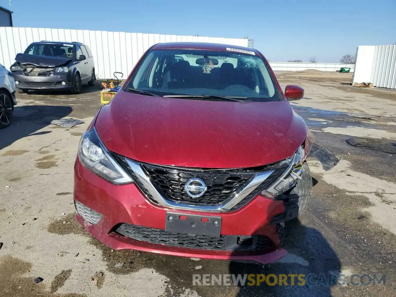 5 Photograph of a damaged car 3N1AB7AP2KY217449 NISSAN SENTRA 2019