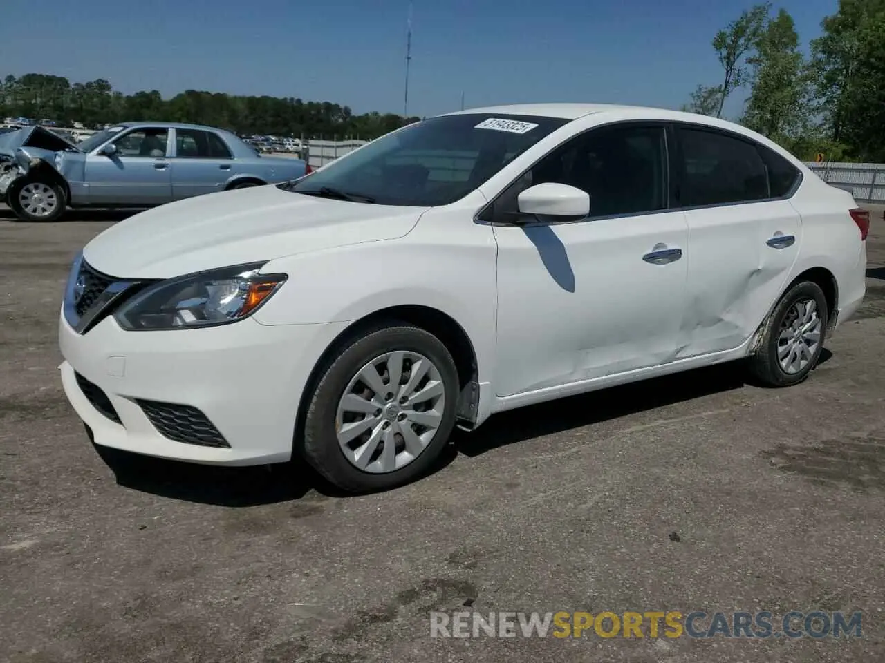 1 Photograph of a damaged car 3N1AB7AP2KY224093 NISSAN SENTRA 2019