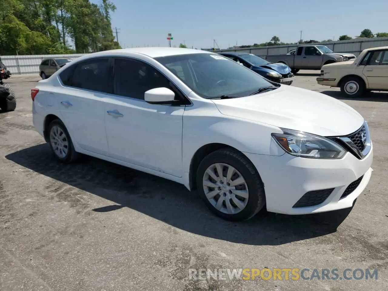4 Photograph of a damaged car 3N1AB7AP2KY224093 NISSAN SENTRA 2019