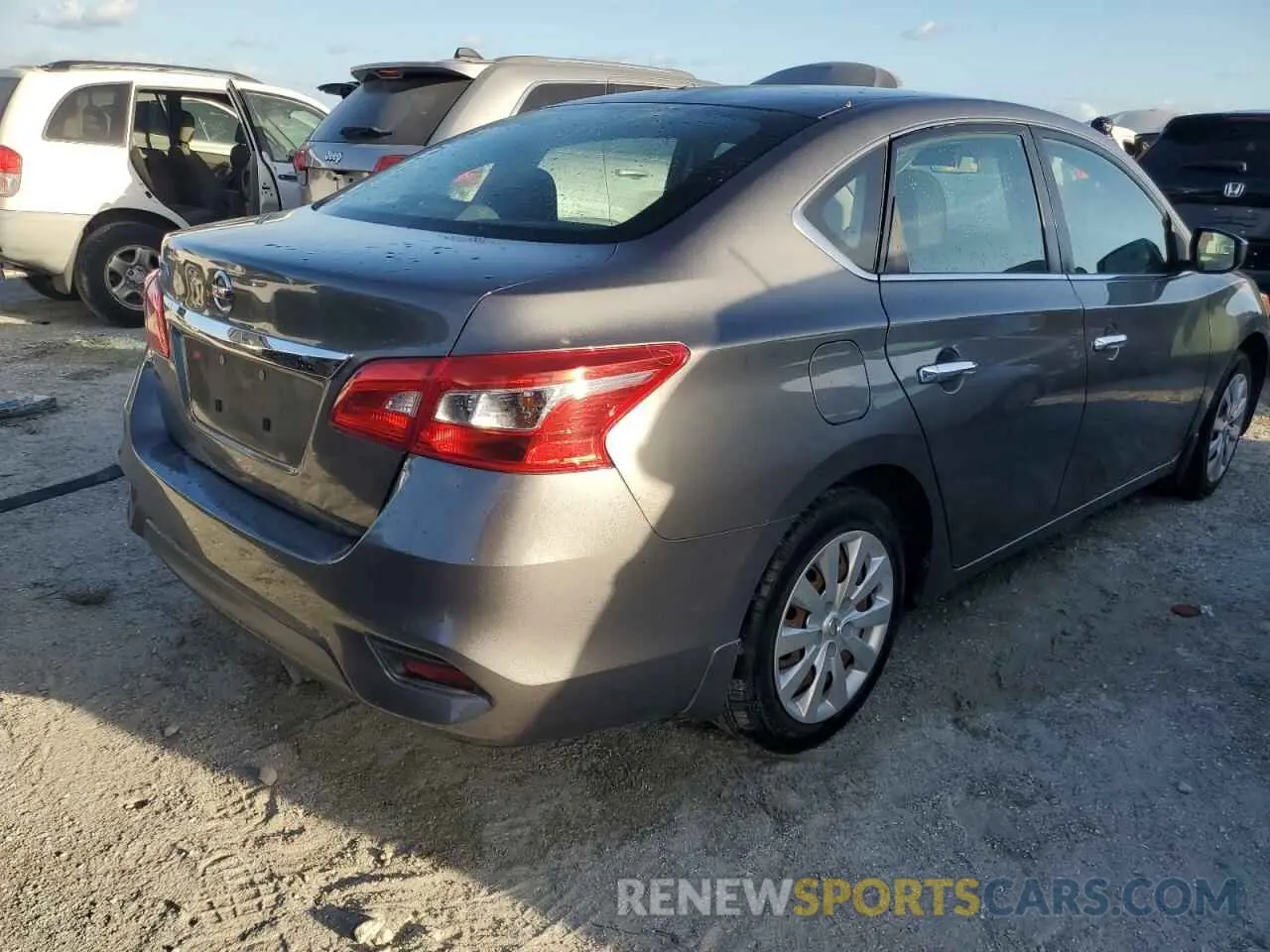 3 Photograph of a damaged car 3N1AB7AP2KY256915 NISSAN SENTRA 2019