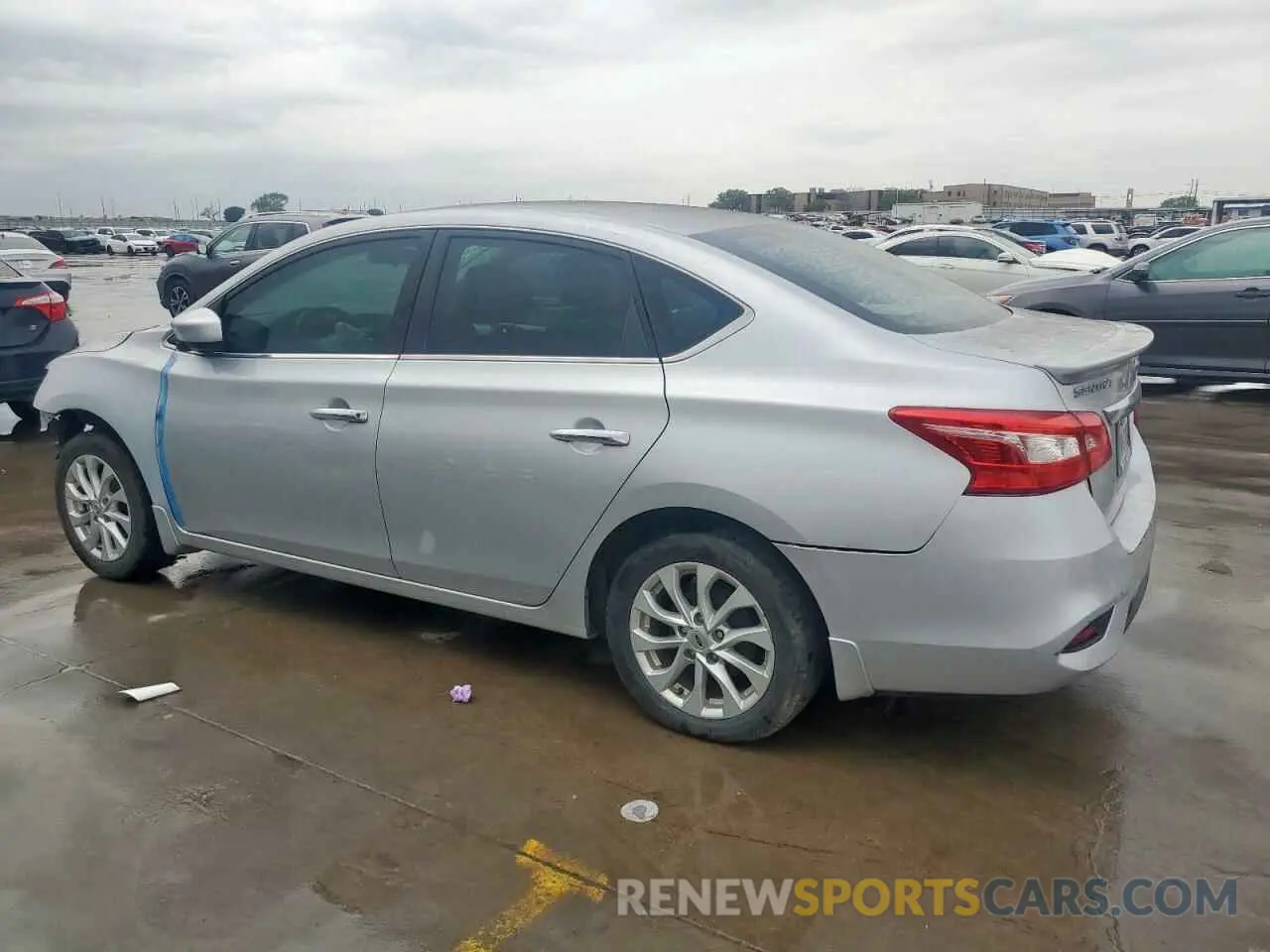 2 Photograph of a damaged car 3N1AB7AP2KY260186 NISSAN SENTRA 2019
