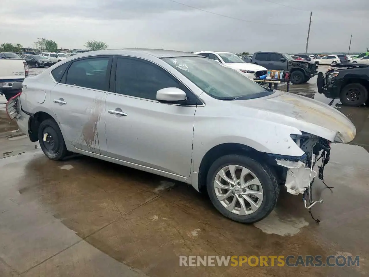 4 Photograph of a damaged car 3N1AB7AP2KY260186 NISSAN SENTRA 2019