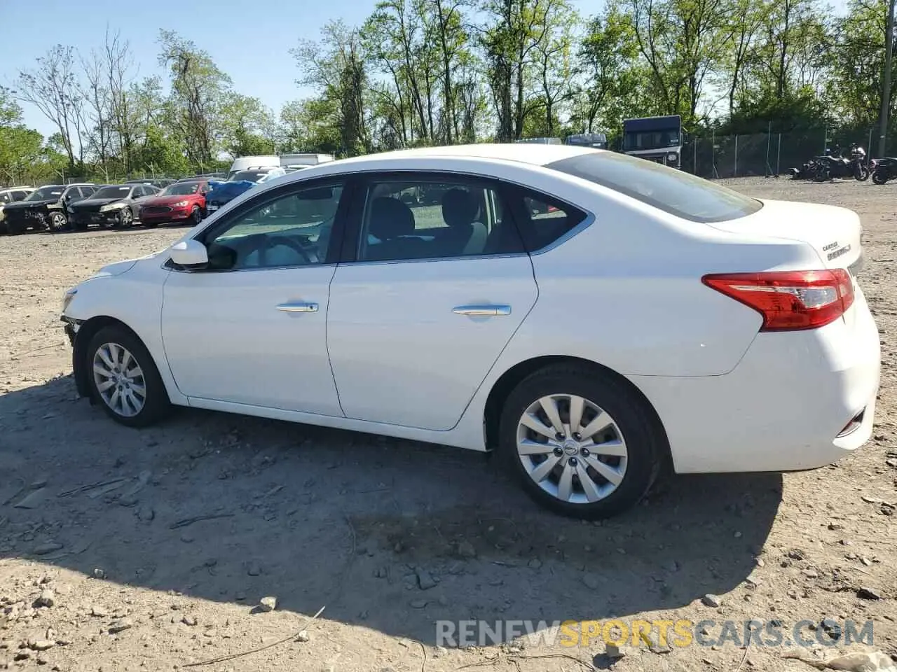 2 Photograph of a damaged car 3N1AB7AP2KY266716 NISSAN SENTRA 2019