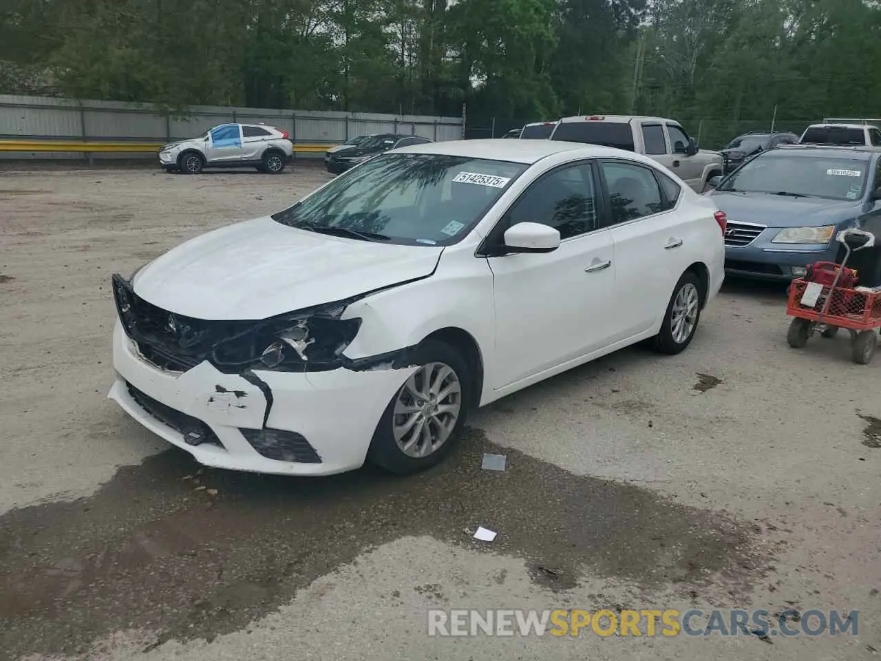 1 Фотография поврежденного автомобиля 3N1AB7AP2KY278378 NISSAN SENTRA 2019