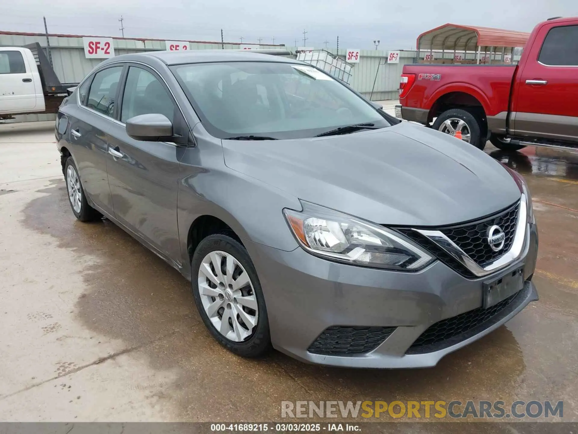 1 Photograph of a damaged car 3N1AB7AP2KY302551 NISSAN SENTRA 2019