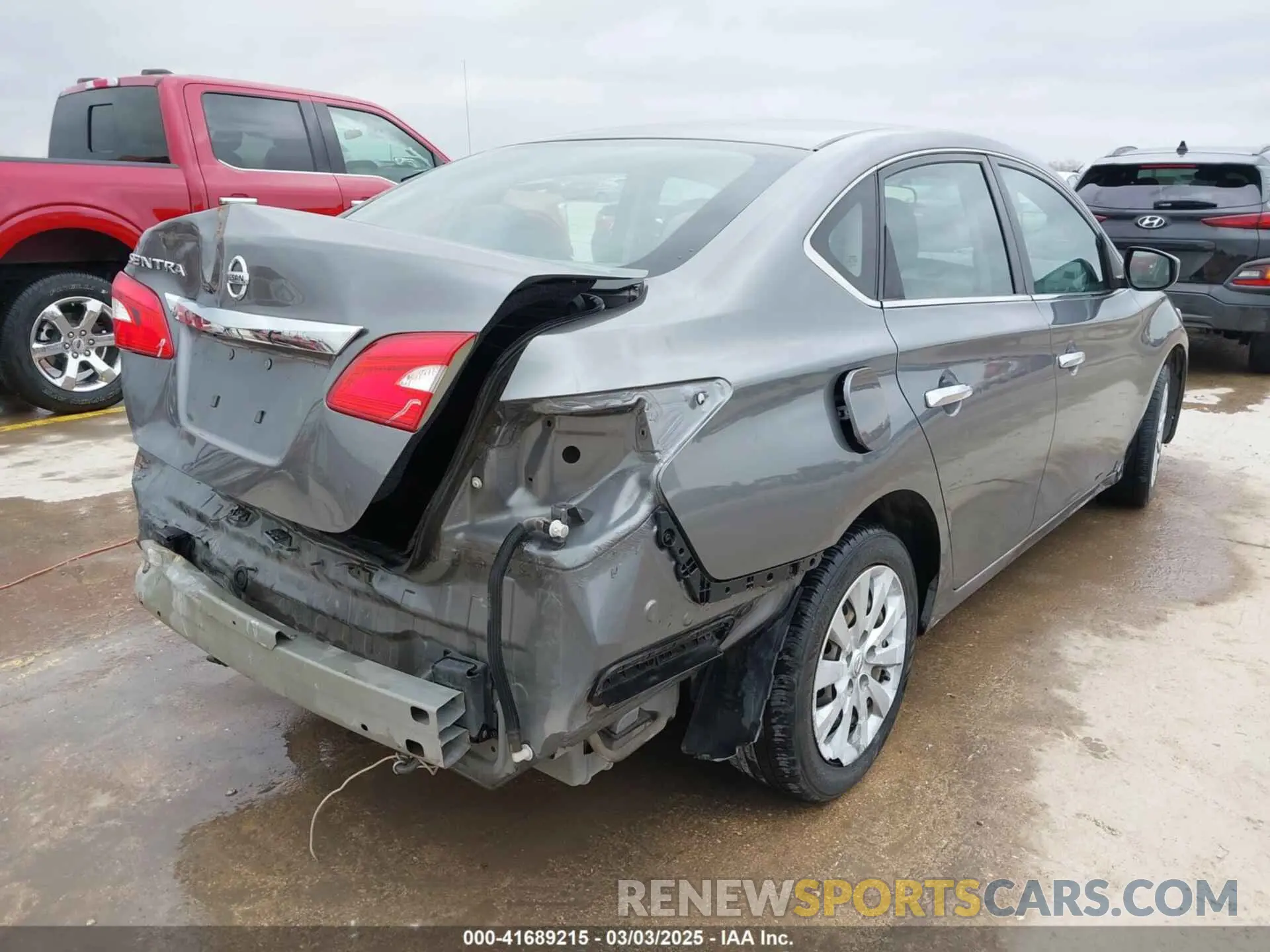 4 Photograph of a damaged car 3N1AB7AP2KY302551 NISSAN SENTRA 2019