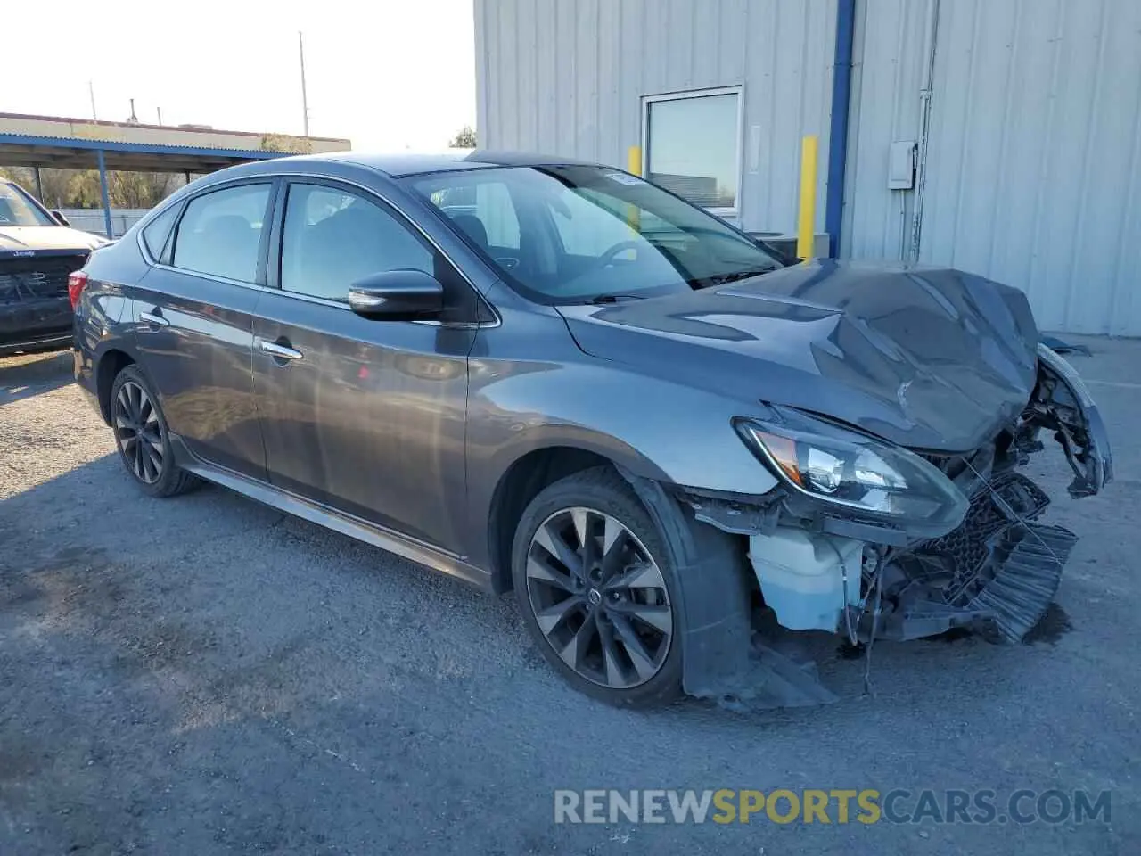 4 Photograph of a damaged car 3N1AB7AP2KY321360 NISSAN SENTRA 2019