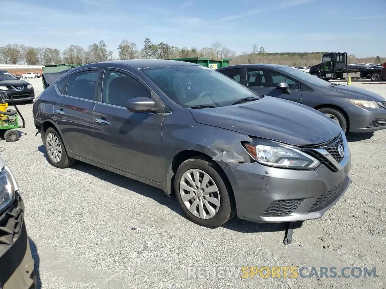 4 Фотография поврежденного автомобиля 3N1AB7AP2KY329233 NISSAN SENTRA 2019
