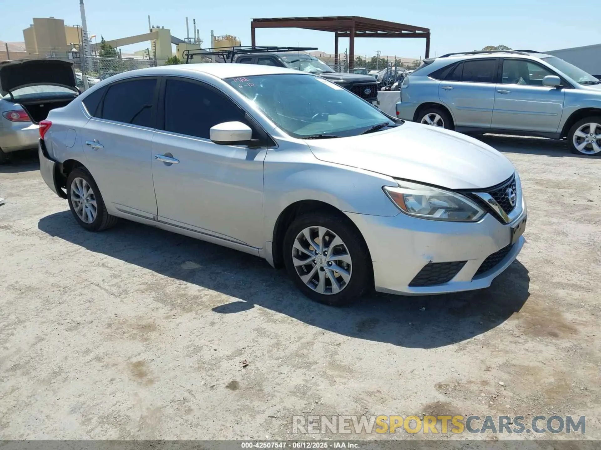 1 Photograph of a damaged car 3N1AB7AP2KY331323 NISSAN SENTRA 2019