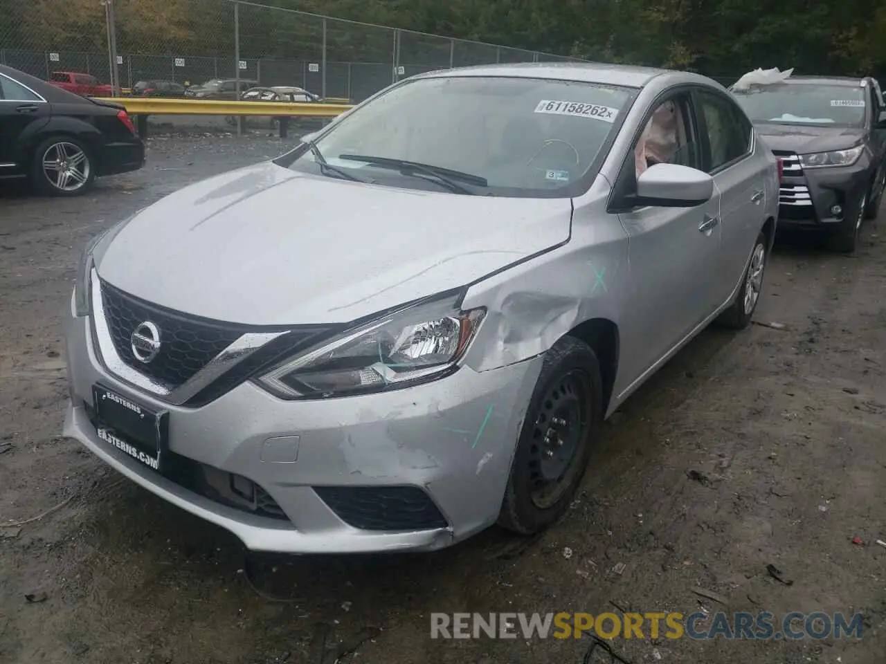 2 Photograph of a damaged car 3N1AB7AP2KY338773 NISSAN SENTRA 2019