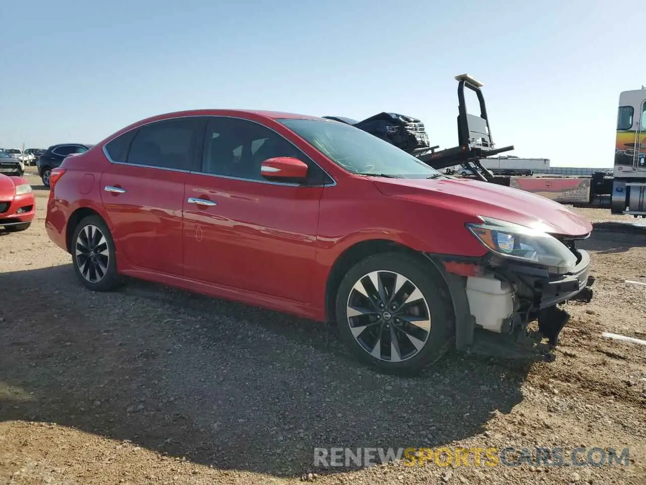4 Photograph of a damaged car 3N1AB7AP2KY355900 NISSAN SENTRA 2019
