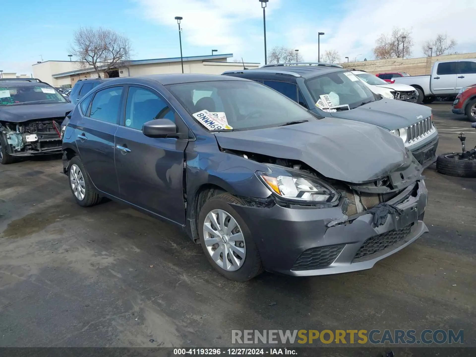 1 Фотография поврежденного автомобиля 3N1AB7AP2KY390811 NISSAN SENTRA 2019