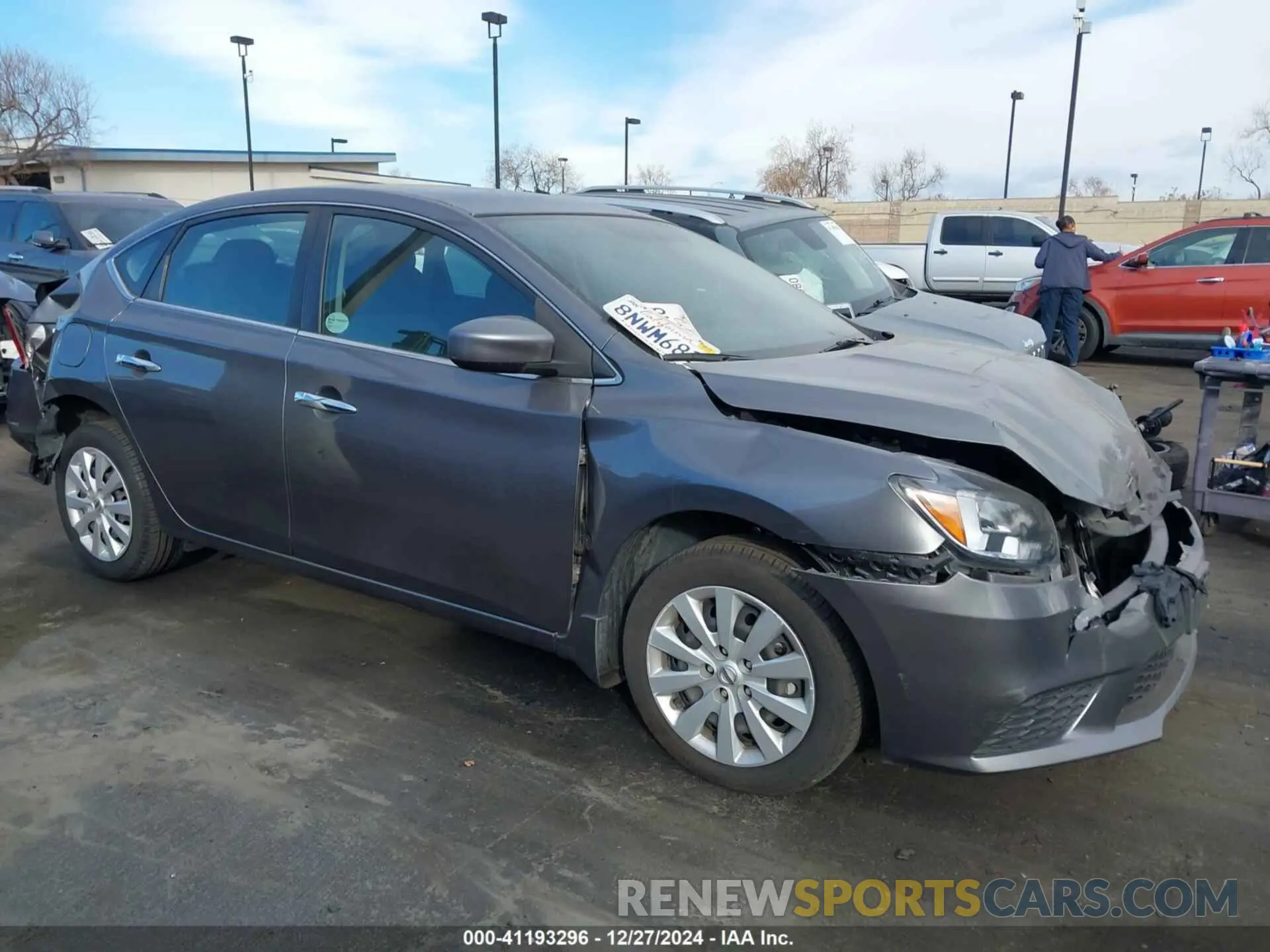 14 Фотография поврежденного автомобиля 3N1AB7AP2KY390811 NISSAN SENTRA 2019