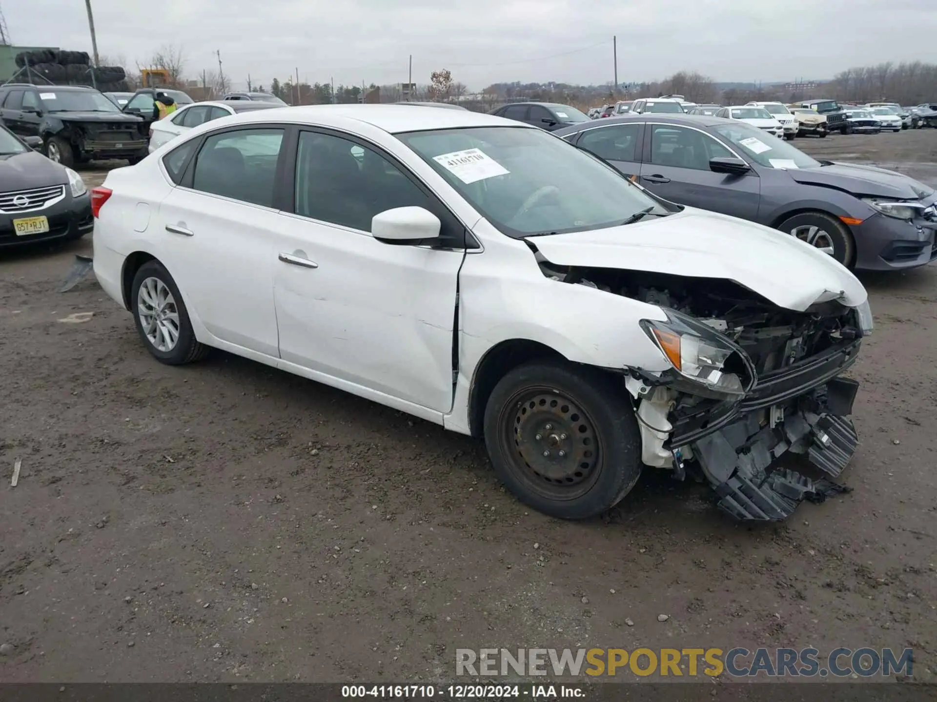 1 Photograph of a damaged car 3N1AB7AP2KY404514 NISSAN SENTRA 2019