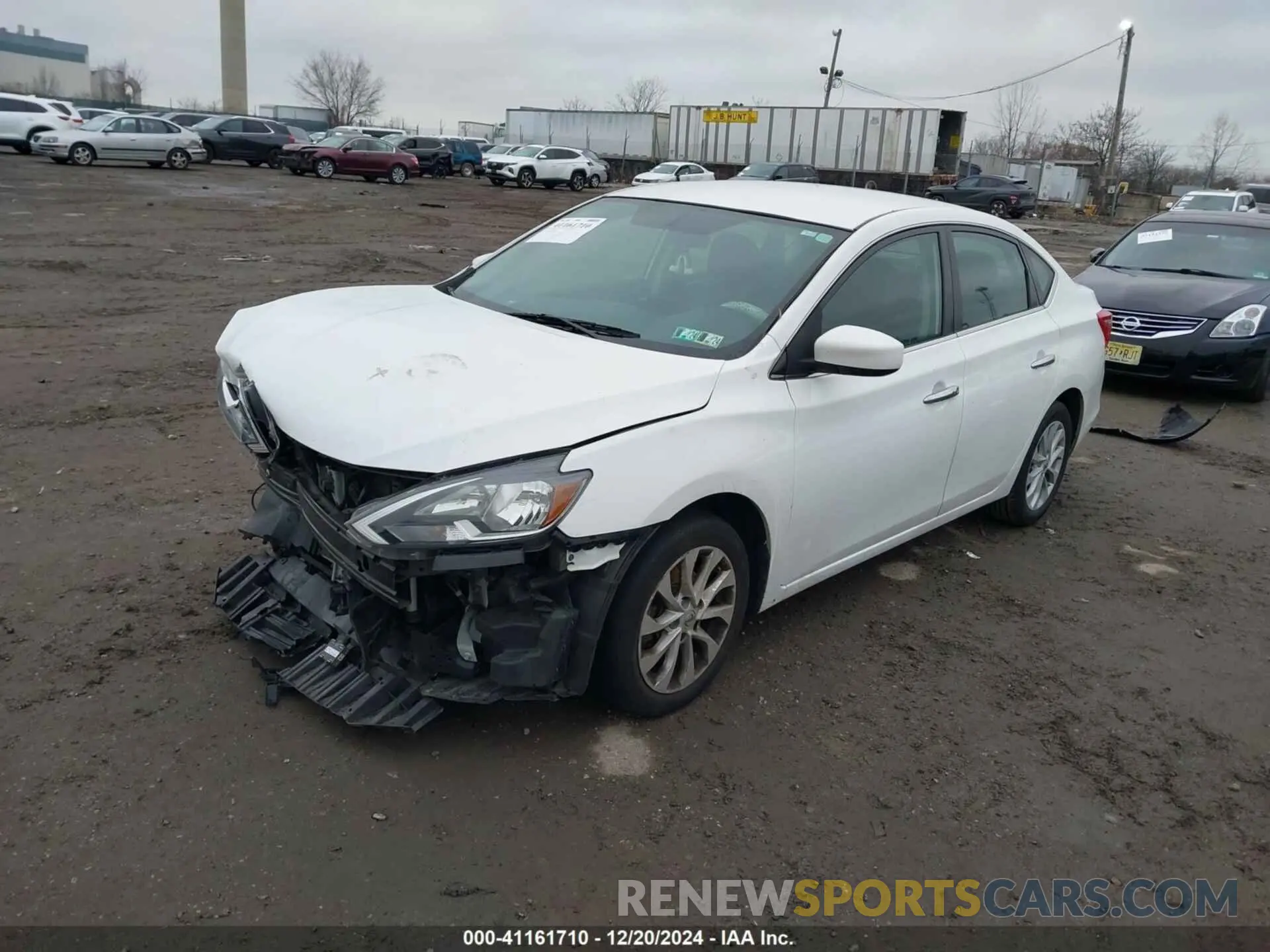 2 Photograph of a damaged car 3N1AB7AP2KY404514 NISSAN SENTRA 2019