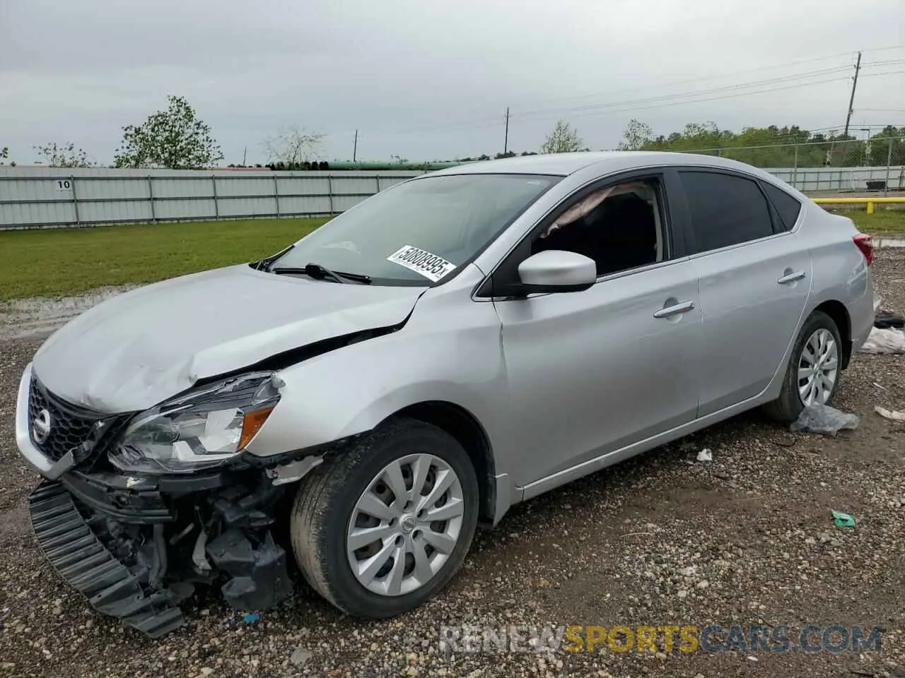 1 Photograph of a damaged car 3N1AB7AP2KY426299 NISSAN SENTRA 2019