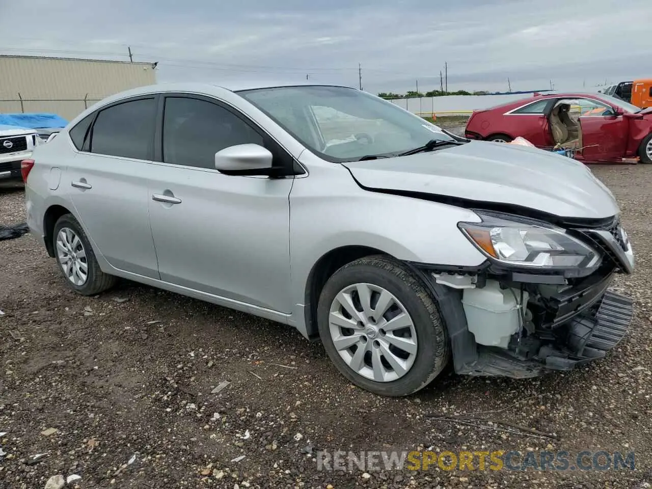 4 Photograph of a damaged car 3N1AB7AP2KY426299 NISSAN SENTRA 2019