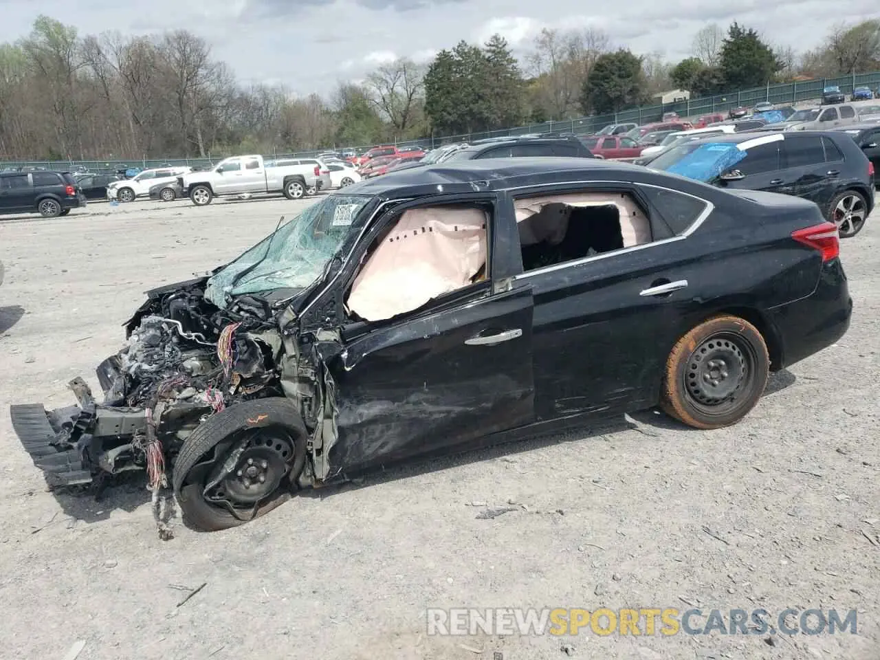 1 Фотография поврежденного автомобиля 3N1AB7AP2KY440834 NISSAN SENTRA 2019