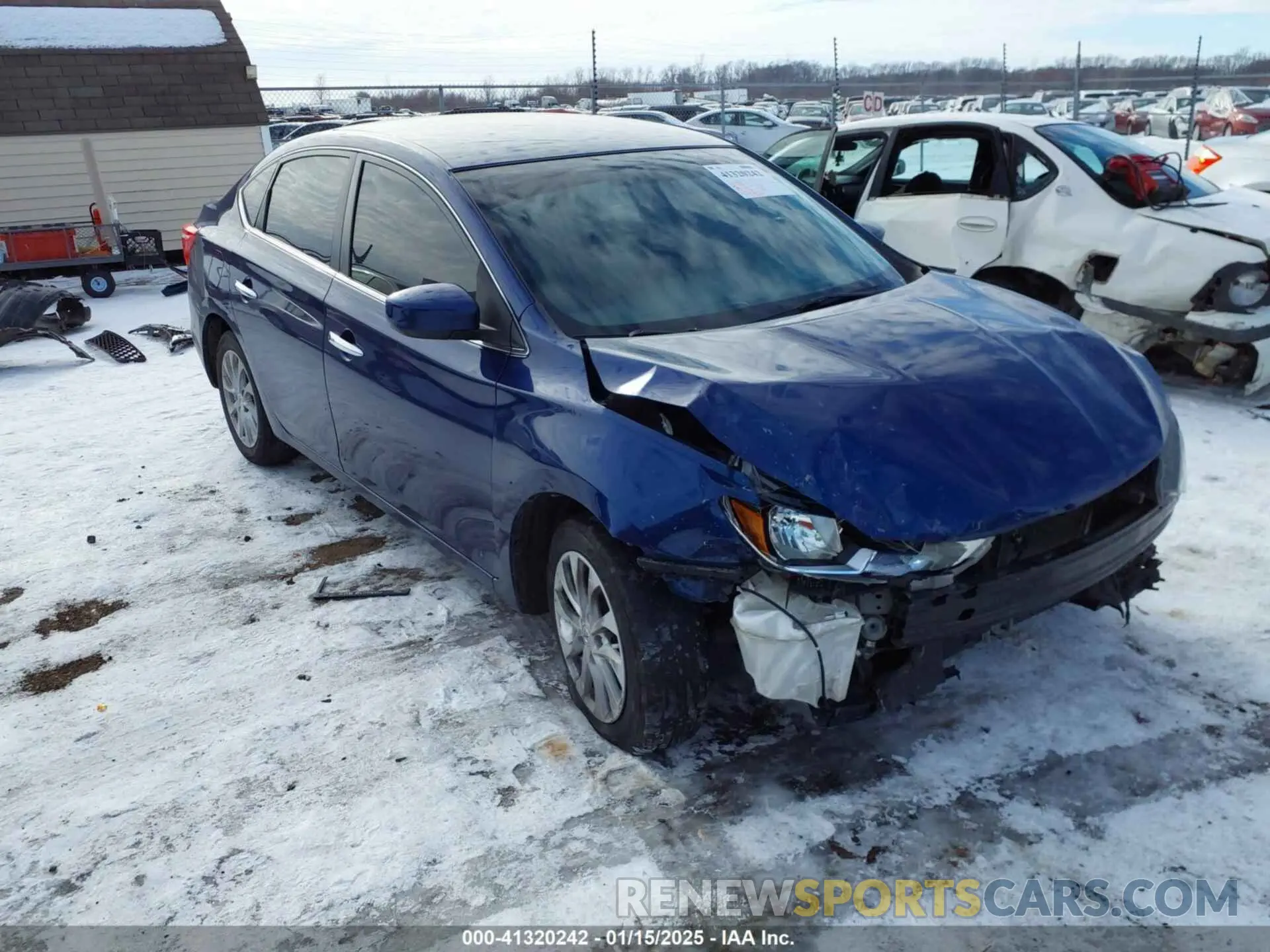 1 Photograph of a damaged car 3N1AB7AP2KY446519 NISSAN SENTRA 2019