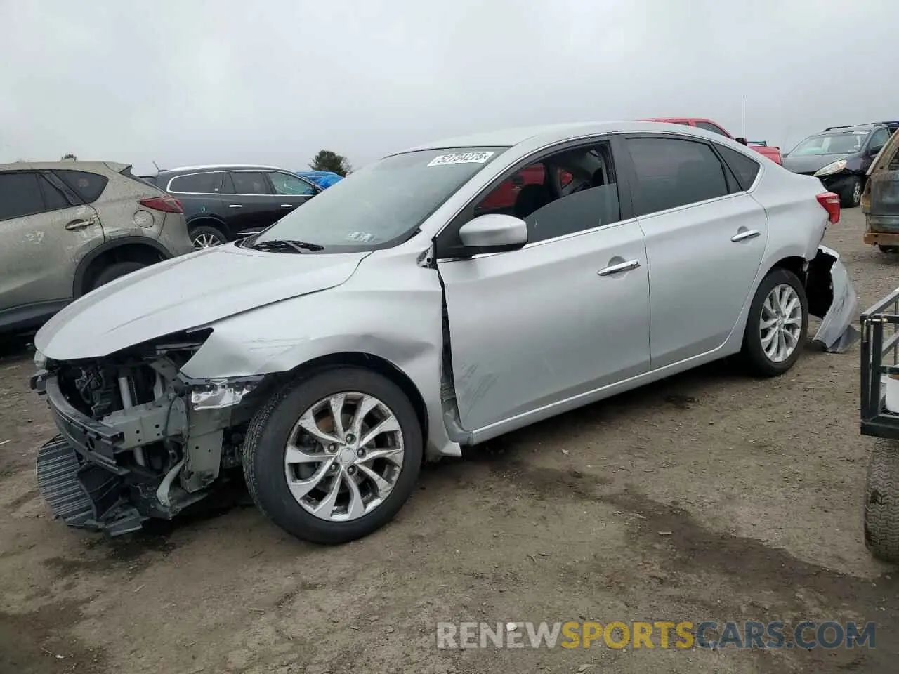 1 Фотография поврежденного автомобиля 3N1AB7AP2KY447668 NISSAN SENTRA 2019