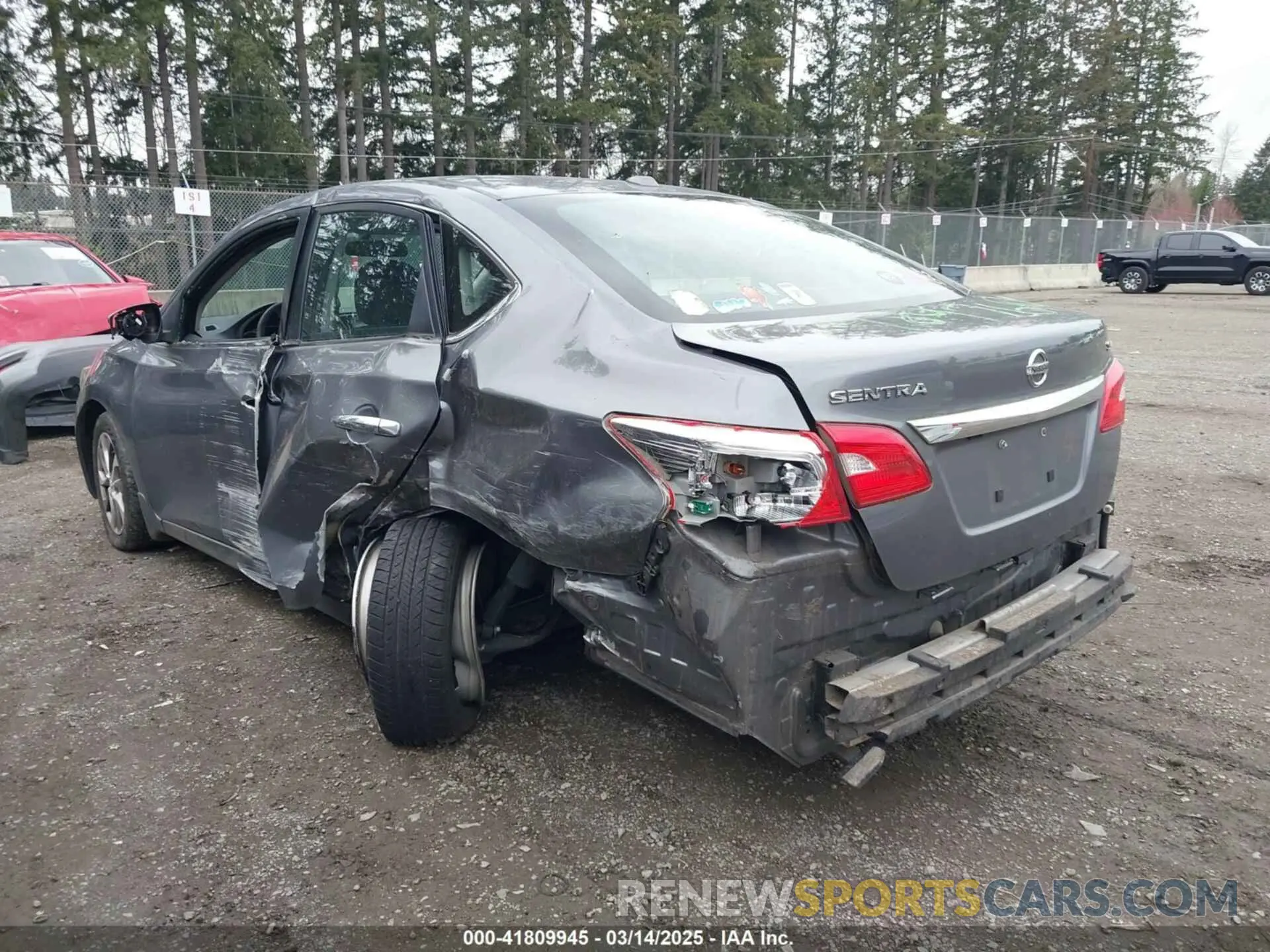 6 Photograph of a damaged car 3N1AB7AP3KL607683 NISSAN SENTRA 2019
