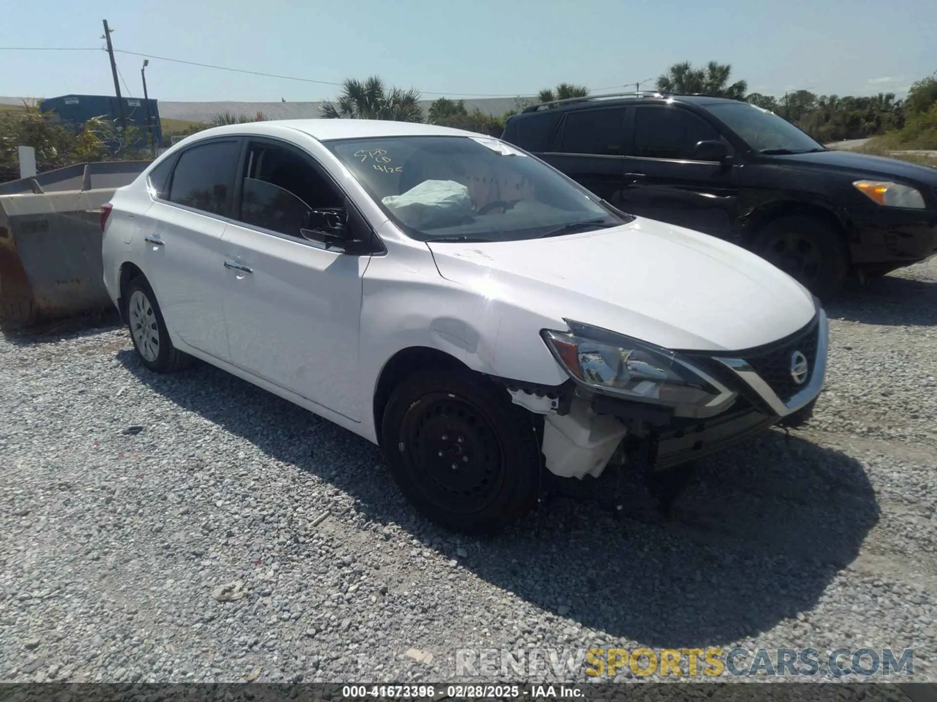 1 Photograph of a damaged car 3N1AB7AP3KY261217 NISSAN SENTRA 2019