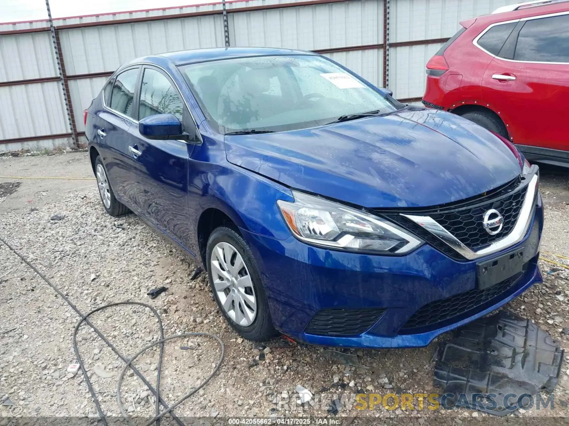 1 Photograph of a damaged car 3N1AB7AP3KY282472 NISSAN SENTRA 2019