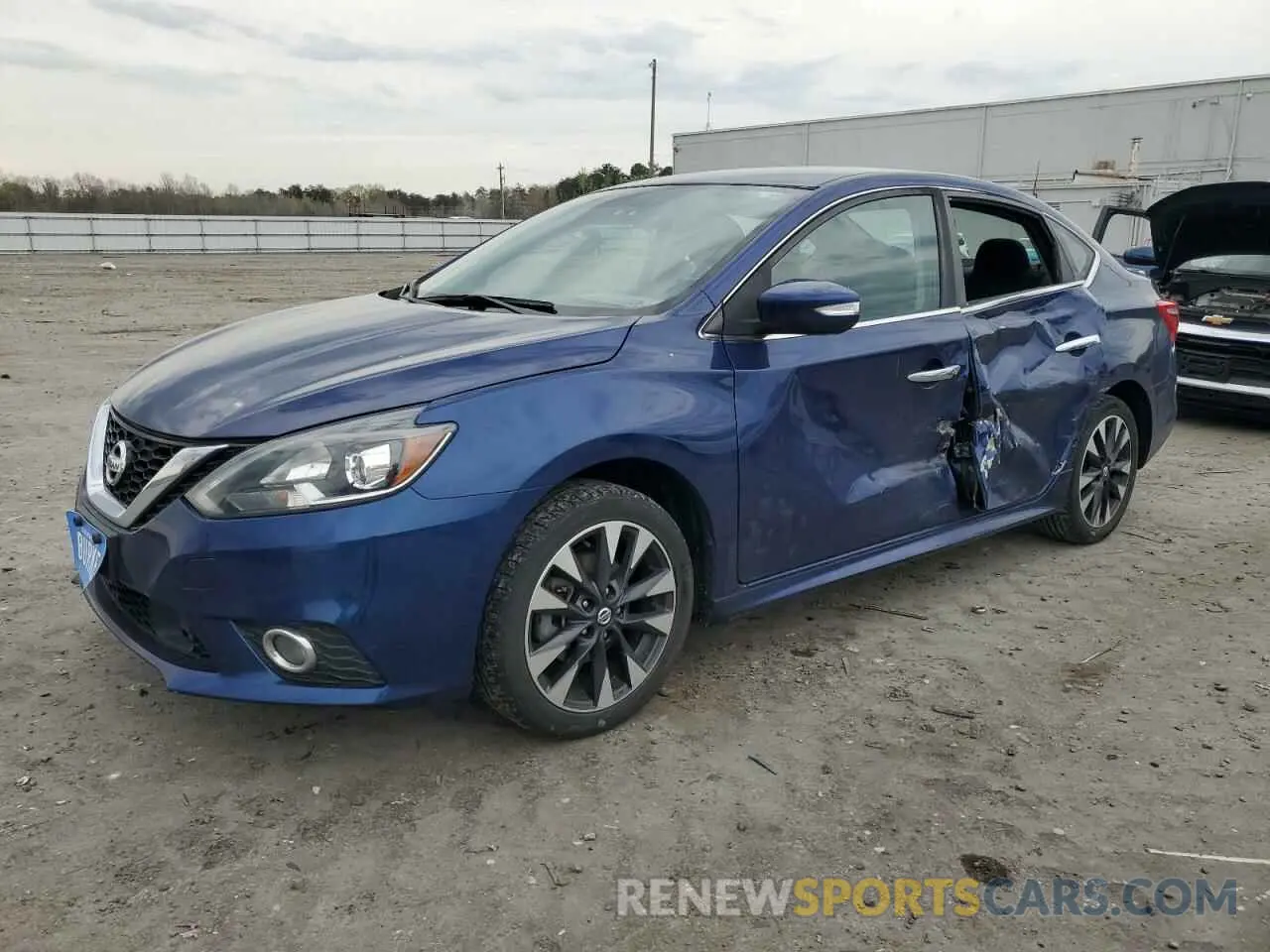 1 Photograph of a damaged car 3N1AB7AP3KY294900 NISSAN SENTRA 2019