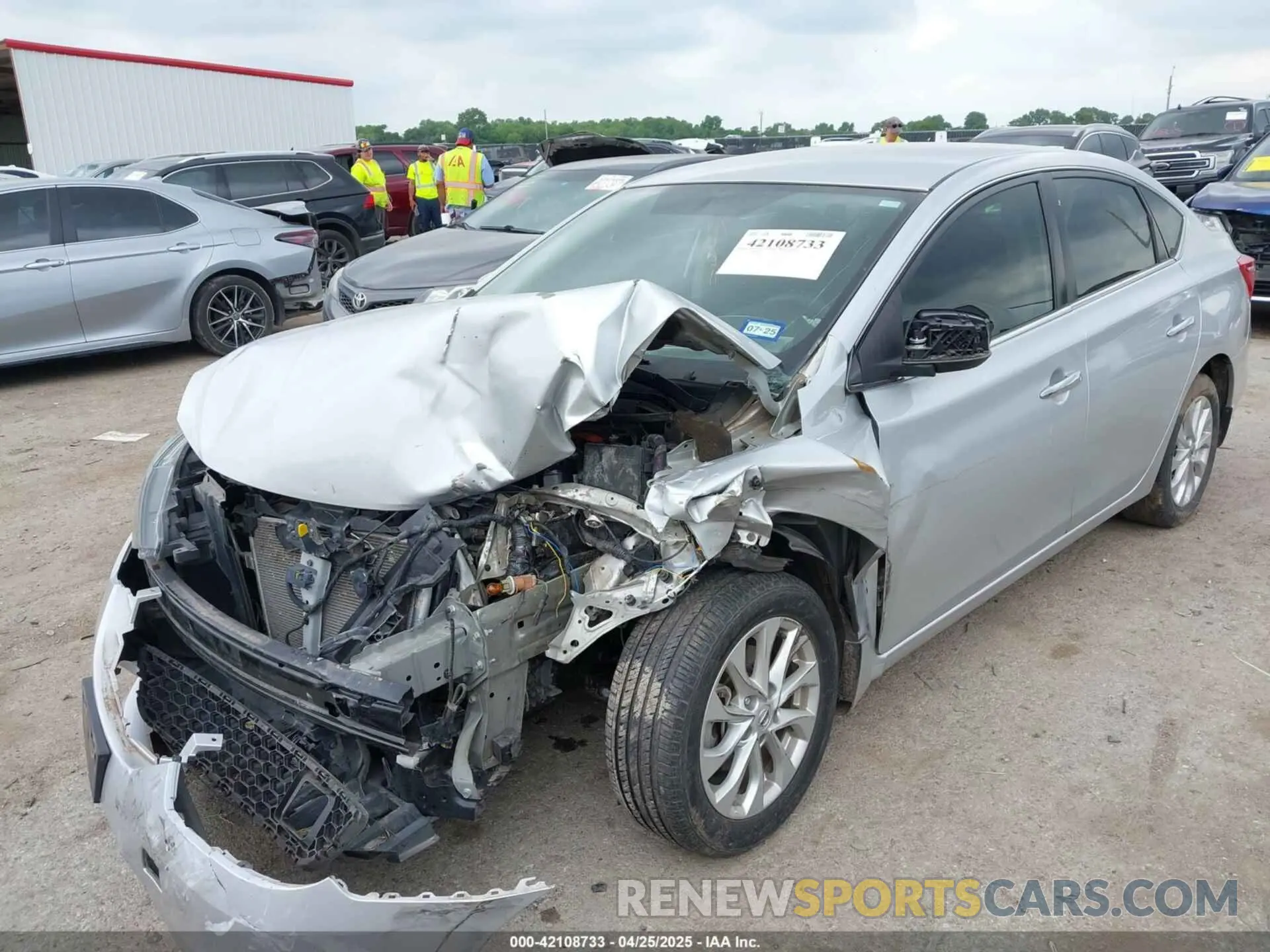 2 Photograph of a damaged car 3N1AB7AP3KY297828 NISSAN SENTRA 2019