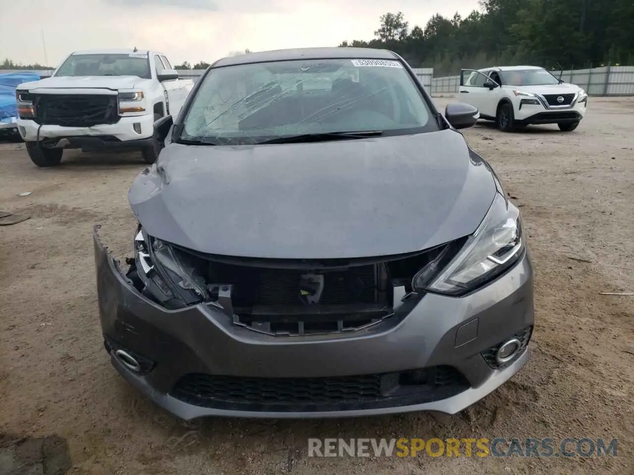 5 Photograph of a damaged car 3N1AB7AP3KY305653 NISSAN SENTRA 2019