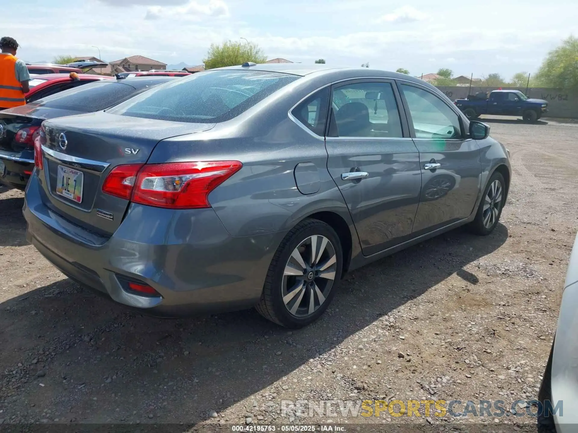 4 Photograph of a damaged car 3N1AB7AP3KY358403 NISSAN SENTRA 2019