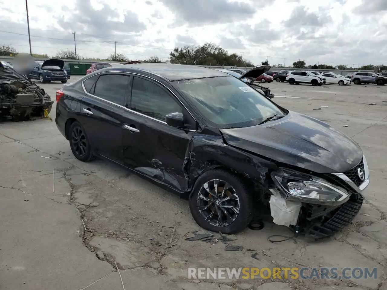 4 Фотография поврежденного автомобиля 3N1AB7AP3KY367828 NISSAN SENTRA 2019