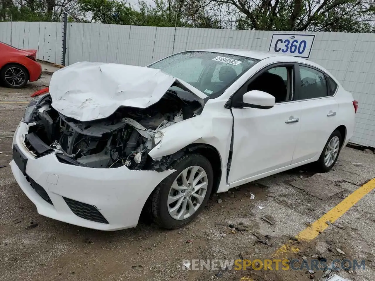1 Фотография поврежденного автомобиля 3N1AB7AP3KY374407 NISSAN SENTRA 2019