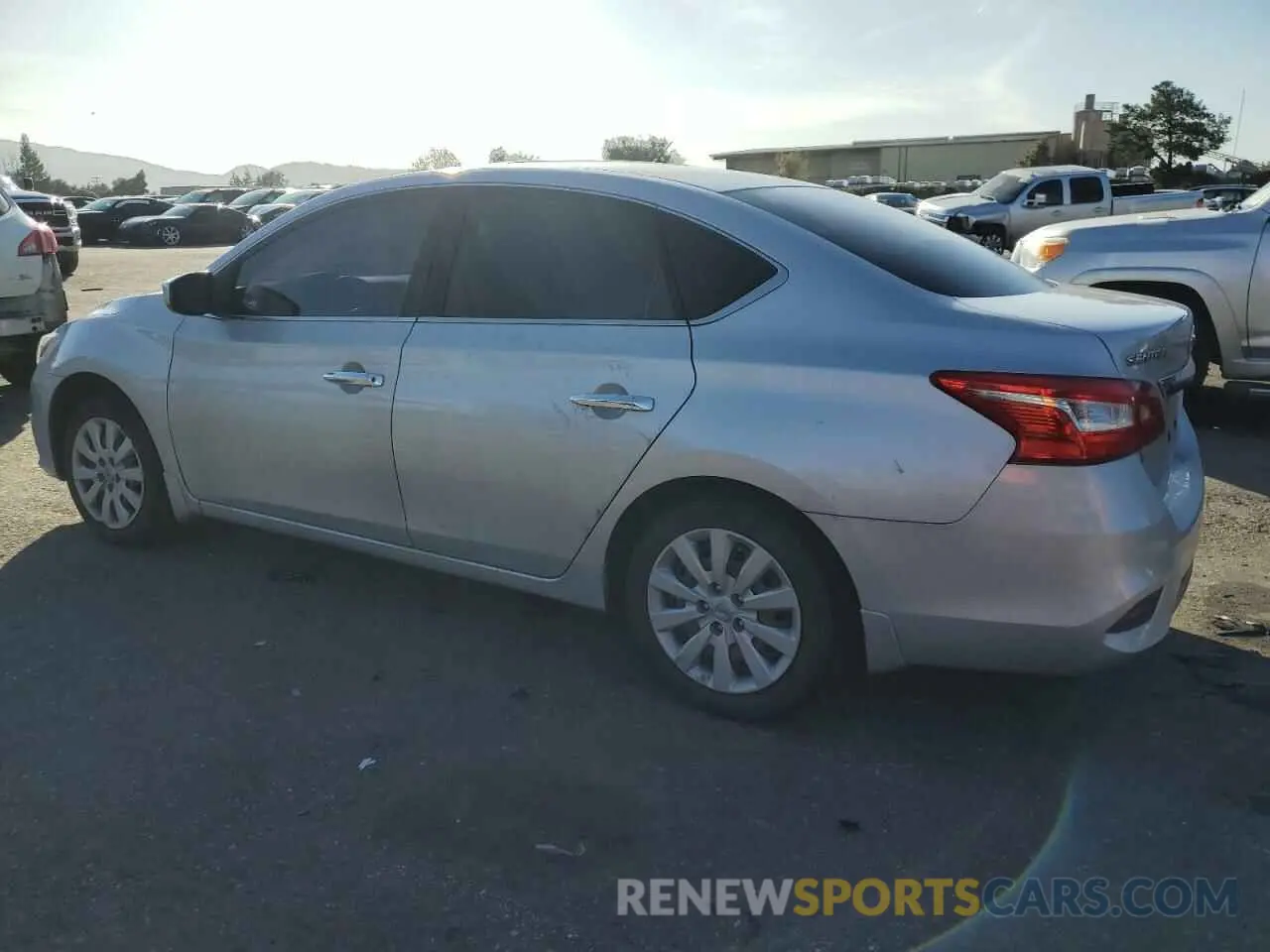 2 Photograph of a damaged car 3N1AB7AP3KY386671 NISSAN SENTRA 2019