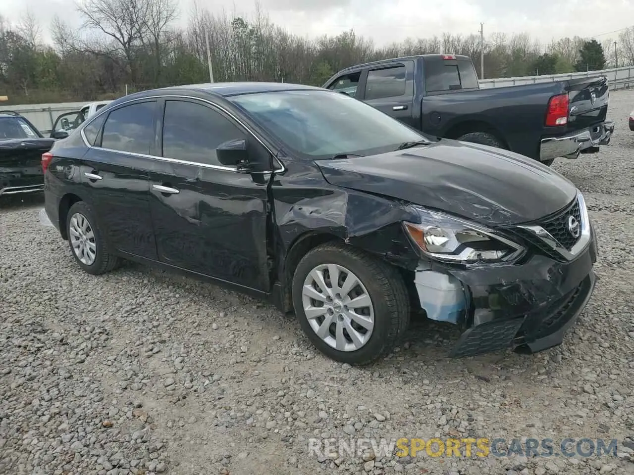 4 Photograph of a damaged car 3N1AB7AP3KY394107 NISSAN SENTRA 2019