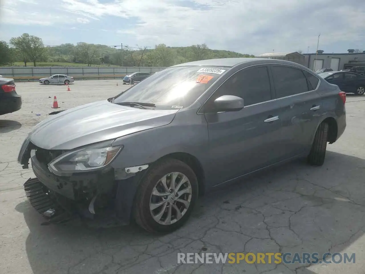 1 Photograph of a damaged car 3N1AB7AP3KY396665 NISSAN SENTRA 2019