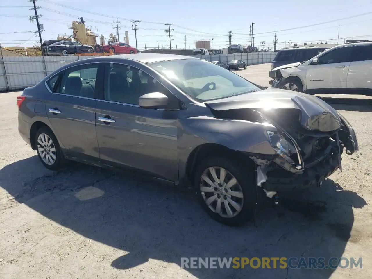 4 Фотография поврежденного автомобиля 3N1AB7AP3KY401007 NISSAN SENTRA 2019